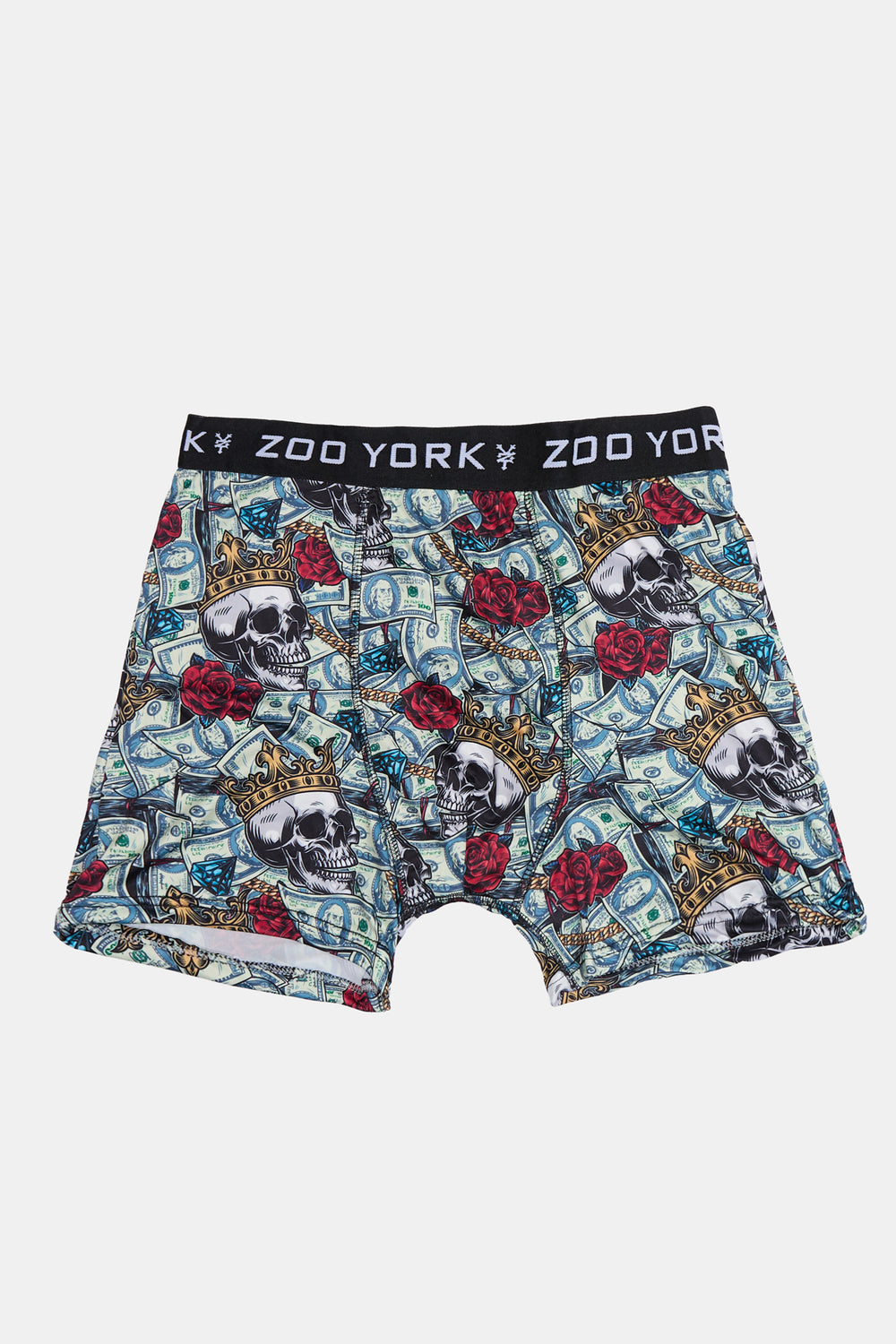 Zoo York Mens Money & Skulls Boxer Brief Zoo York Mens Money & Skulls Boxer Brief