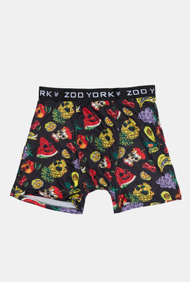 Zoo York Mens Fruit Skulls Boxer Brief