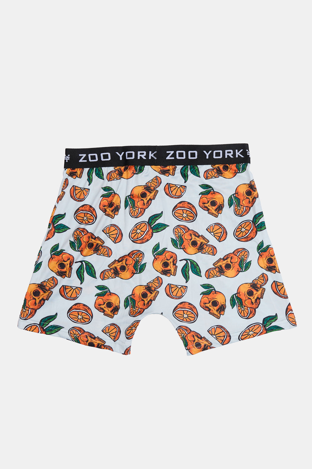 Boxer imprimé crânes d'oranges Zoo York homme Boxer imprimé crânes d'oranges Zoo York homme