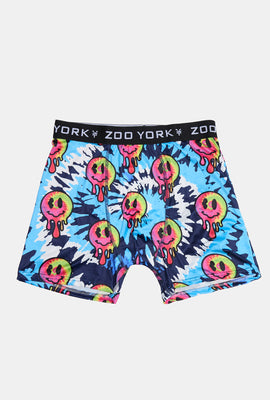 Zoo York Mens Tie-Dye Smiley Boxer Brief