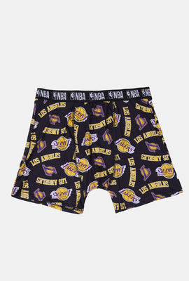 Mens Los Angeles Lakers Print Boxer Brief