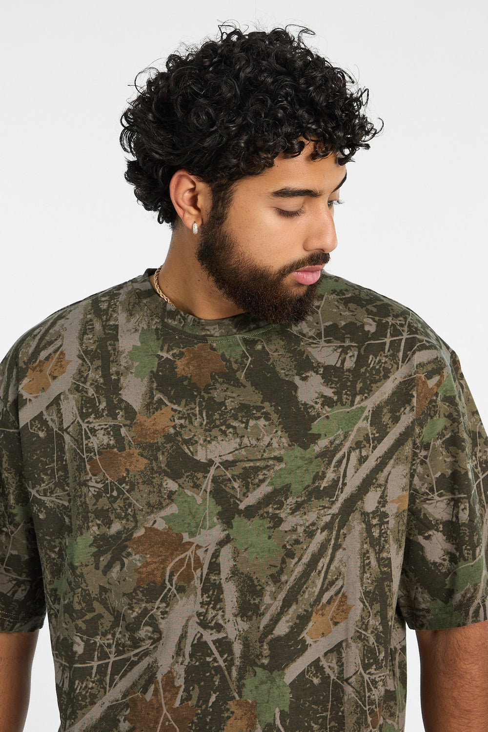 T-shirt surdimensionné imprimé camouflage arbre Zoo York homme T-shirt surdimensionné imprimé camouflage arbre Zoo York homme