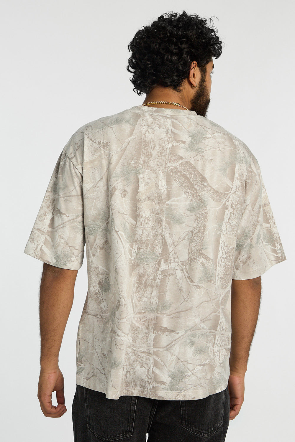 T-shirt surdimensionné imprimé camouflage arbre Zoo York homme T-shirt surdimensionné imprimé camouflage arbre Zoo York homme