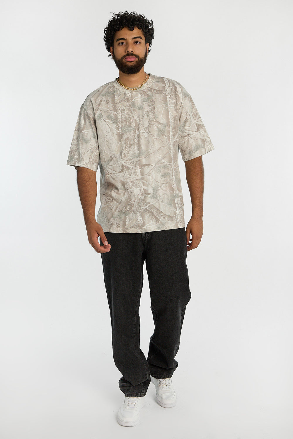 T-shirt surdimensionné imprimé camouflage arbre Zoo York homme T-shirt surdimensionné imprimé camouflage arbre Zoo York homme