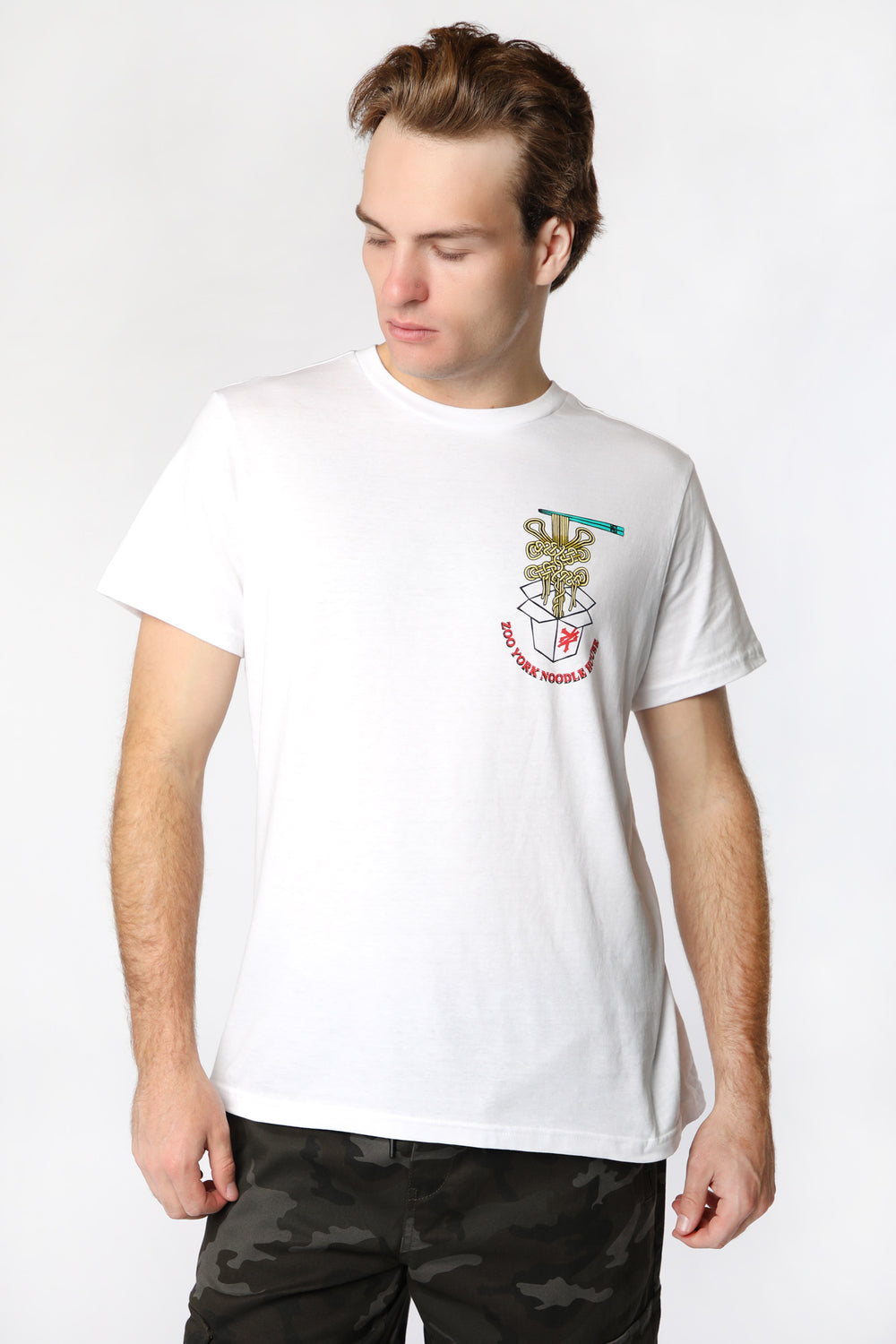 T-Shirt Imprimé Nouilles à Emporter Zoo York Homme T-Shirt Imprimé Nouilles à Emporter Zoo York Homme