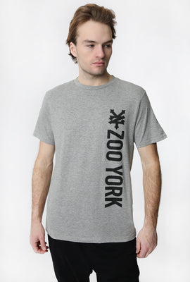 T-Shirt Imprimé Logo Vertical Zoo York Homme