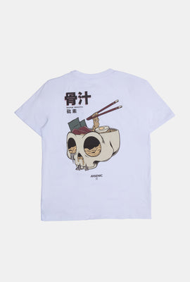 Arsenic Mens Ramen Skull T-Shirt