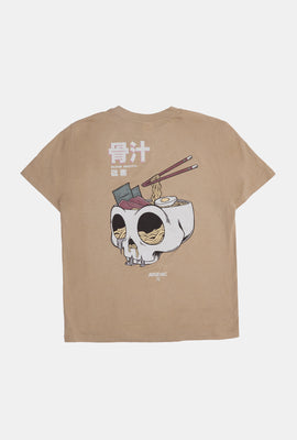 Arsenic Mens Ramen Skull T-Shirt