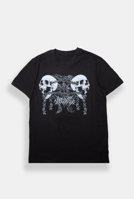 T-shirt imprimé crânes enchaînés Arsenic