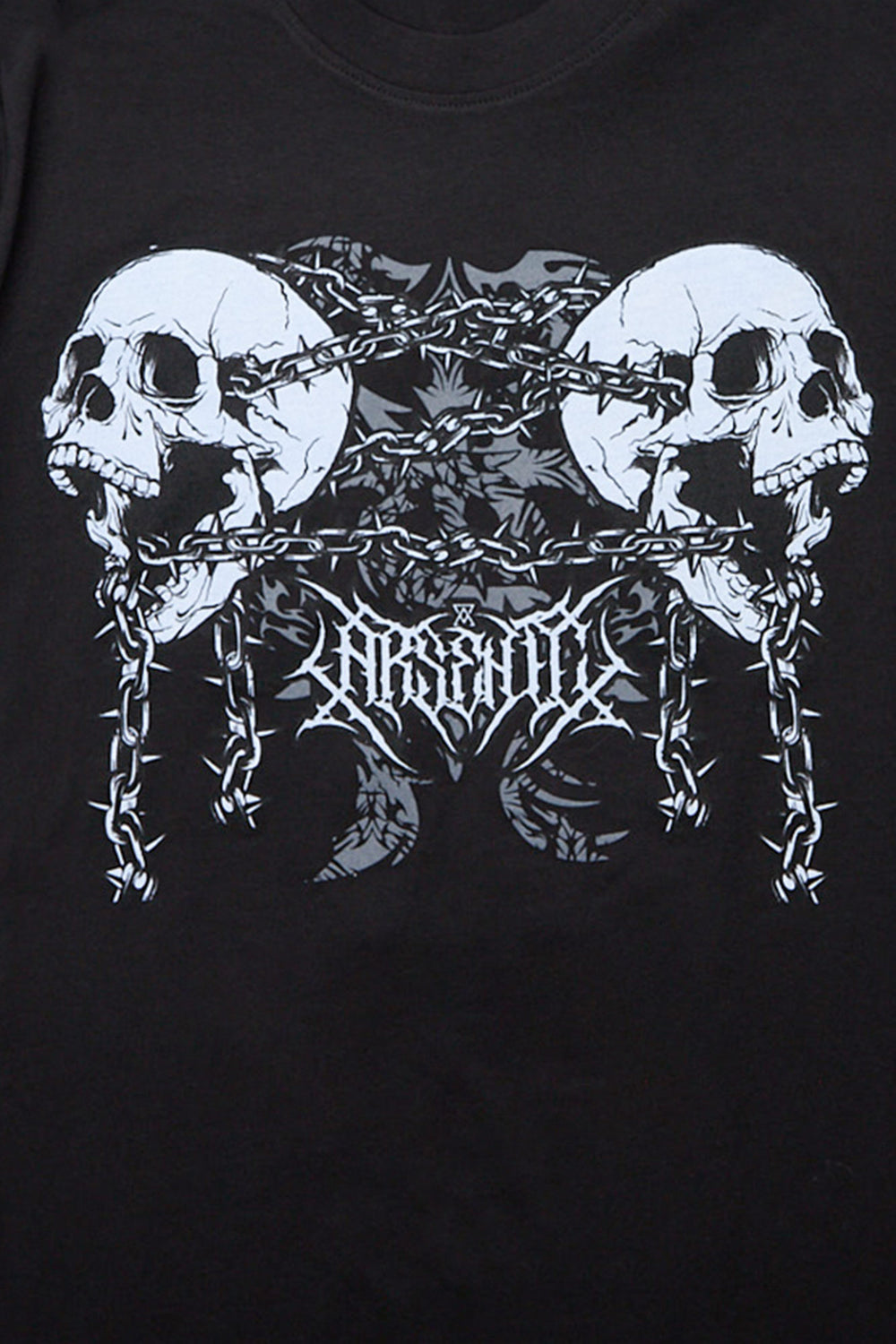 T-shirt imprimé crânes enchaînés Arsenic T-shirt imprimé crânes enchaînés Arsenic