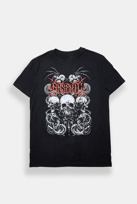 T-shirt imprimé crânes Arsenic
