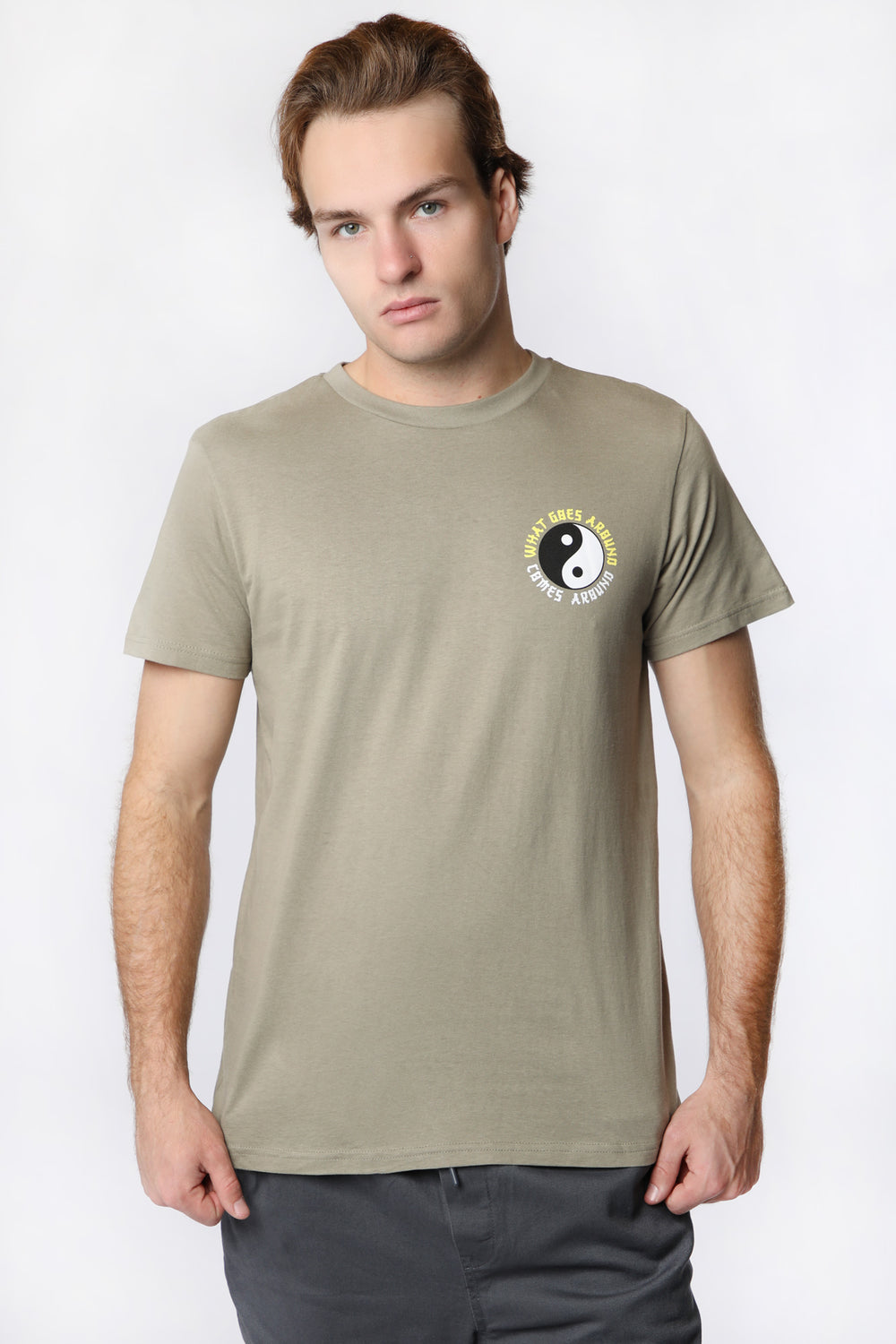 T-Shirt Imprimé Yin-Yang Death Valley Homme T-Shirt Imprimé Yin-Yang Death Valley Homme