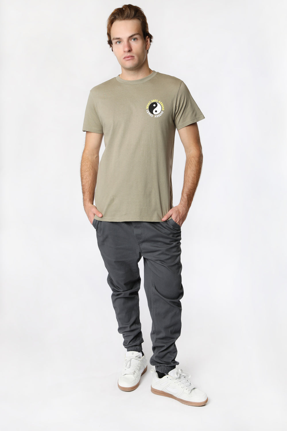 T-Shirt Imprimé Yin-Yang Death Valley Homme T-Shirt Imprimé Yin-Yang Death Valley Homme