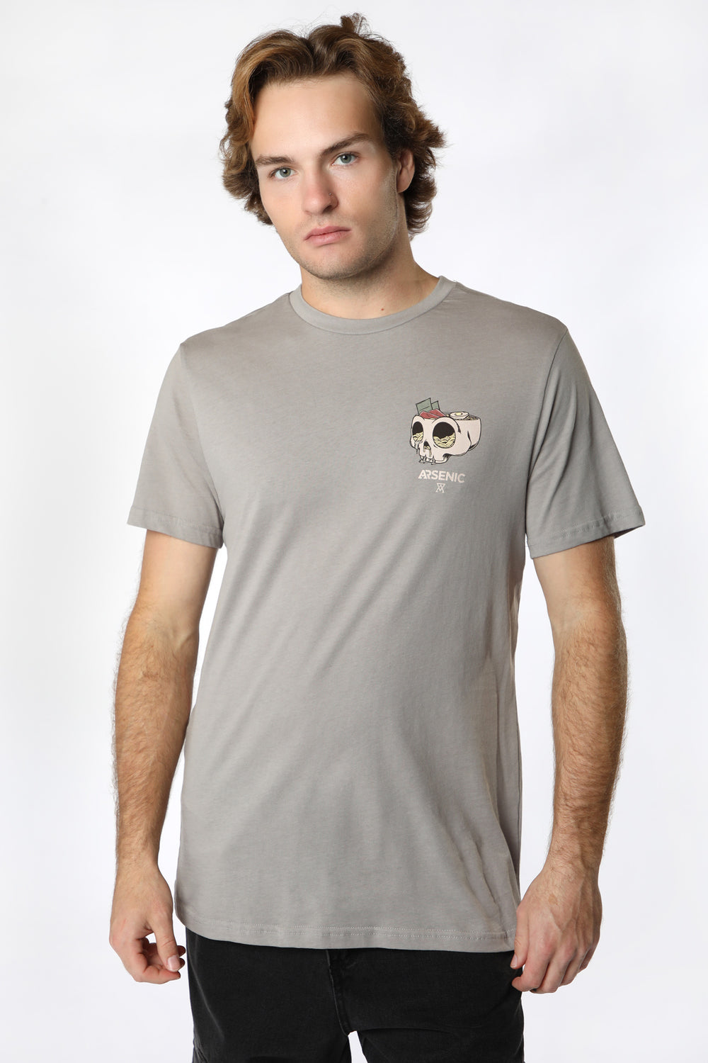 Arsenic Mens Ramen Skull T-Shirt Arsenic Mens Ramen Skull T-Shirt