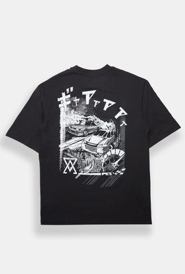 T-shirt surdimensionné imprimé Arsenic Street Racer