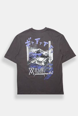 T-shirt surdimensionné imprimé Arsenic Street Racer