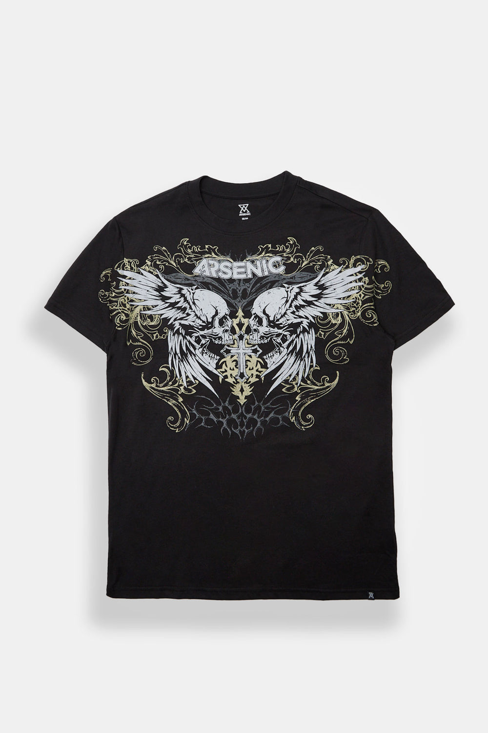 T-shirt imprimé crânes ailés Arsenic T-shirt imprimé crânes ailés Arsenic - West49