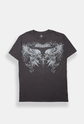 Arsenic Winged Skulls Graphic Tee
