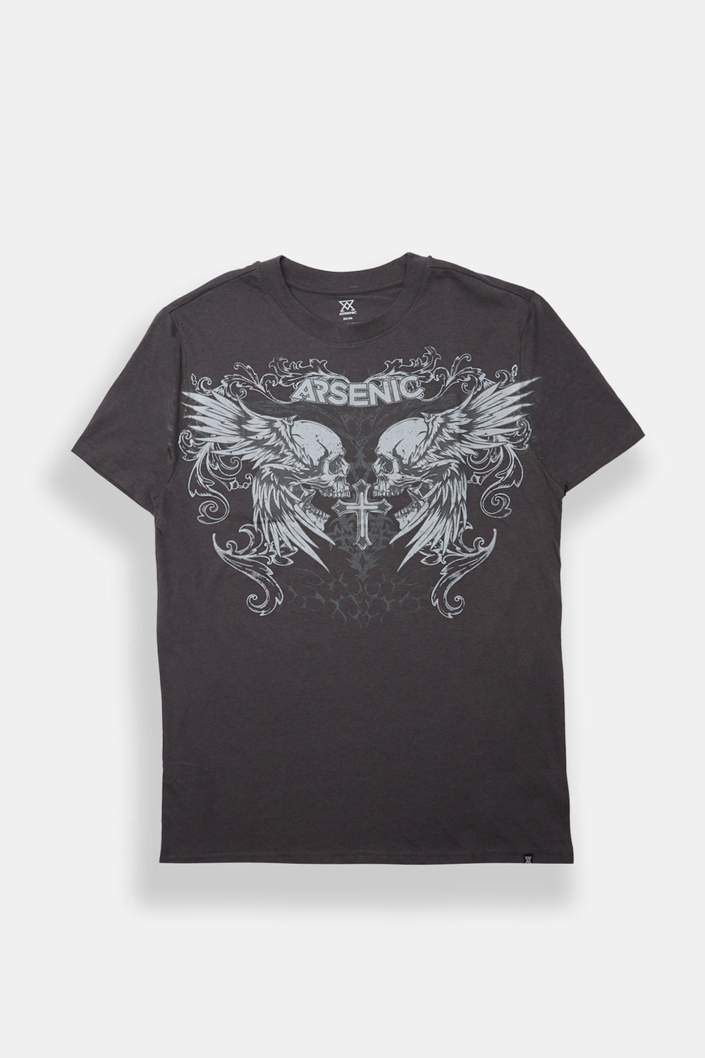 T-shirt imprimé crânes ailés Arsenic T-shirt imprimé crânes ailés Arsenic - West49