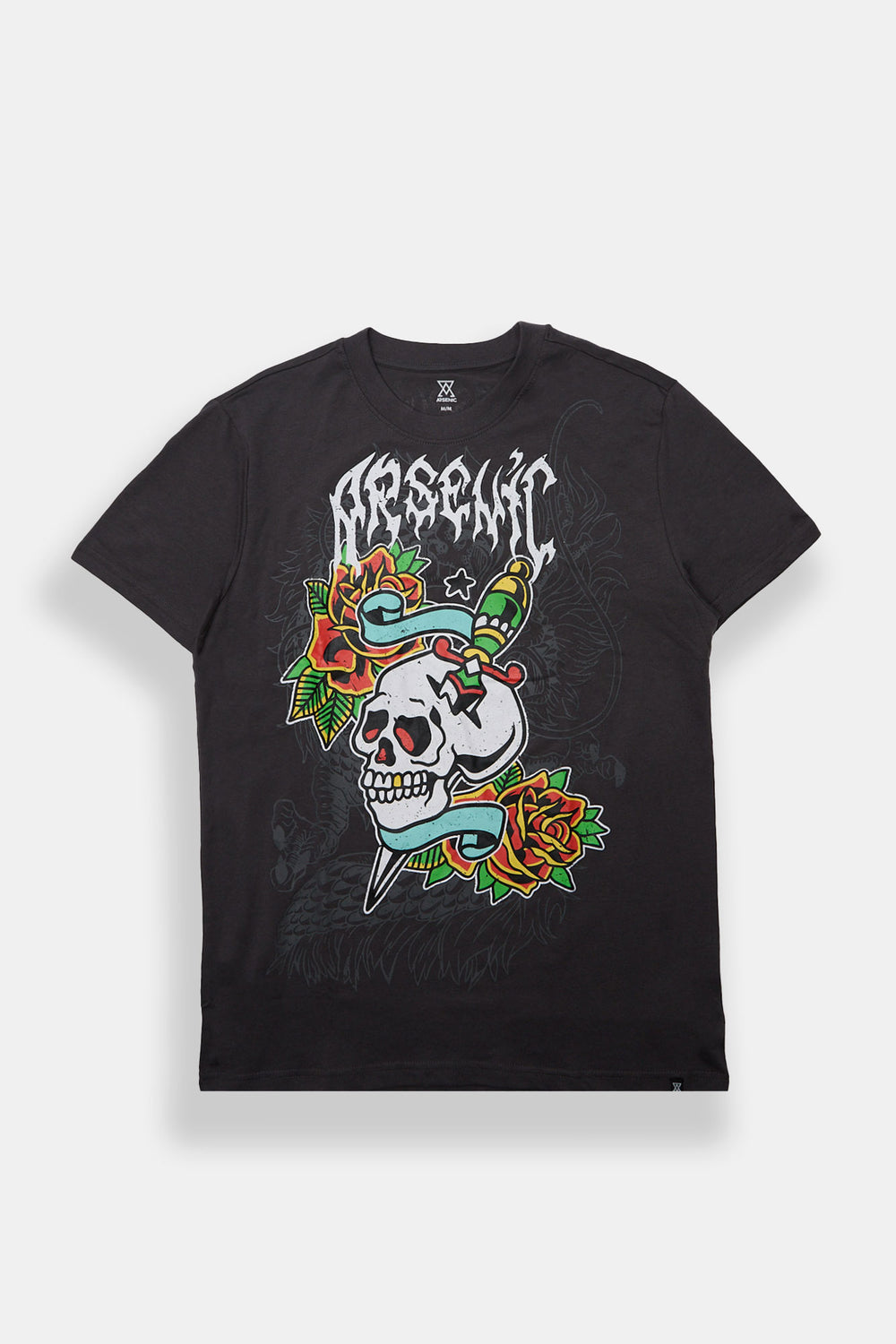 Arsenic Skull Tattoo Graphic Tee Arsenic Skull Tattoo Graphic Tee