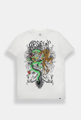 Arsenic Dragon & Tiger Graphic Tee