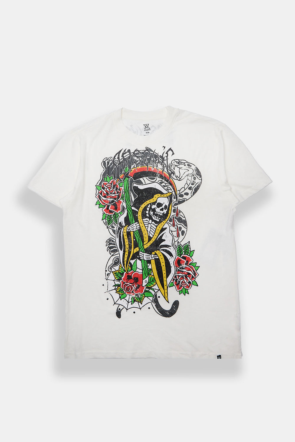 T-shirt imprimé faucheur tatouage Arsenic T-shirt imprimé faucheur tatouage Arsenic
