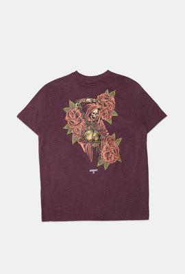 Arsenic Mens Reaper & Roses T-Shirt