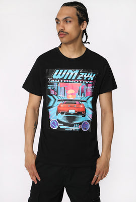 T-Shirt Imprimé Automotive Racing Homme