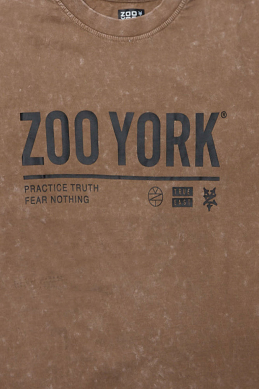 T-shirt surdimensionné délavé imprimé Logo Zoo York T-shirt surdimensionné délavé imprimé Logo Zoo York - West49