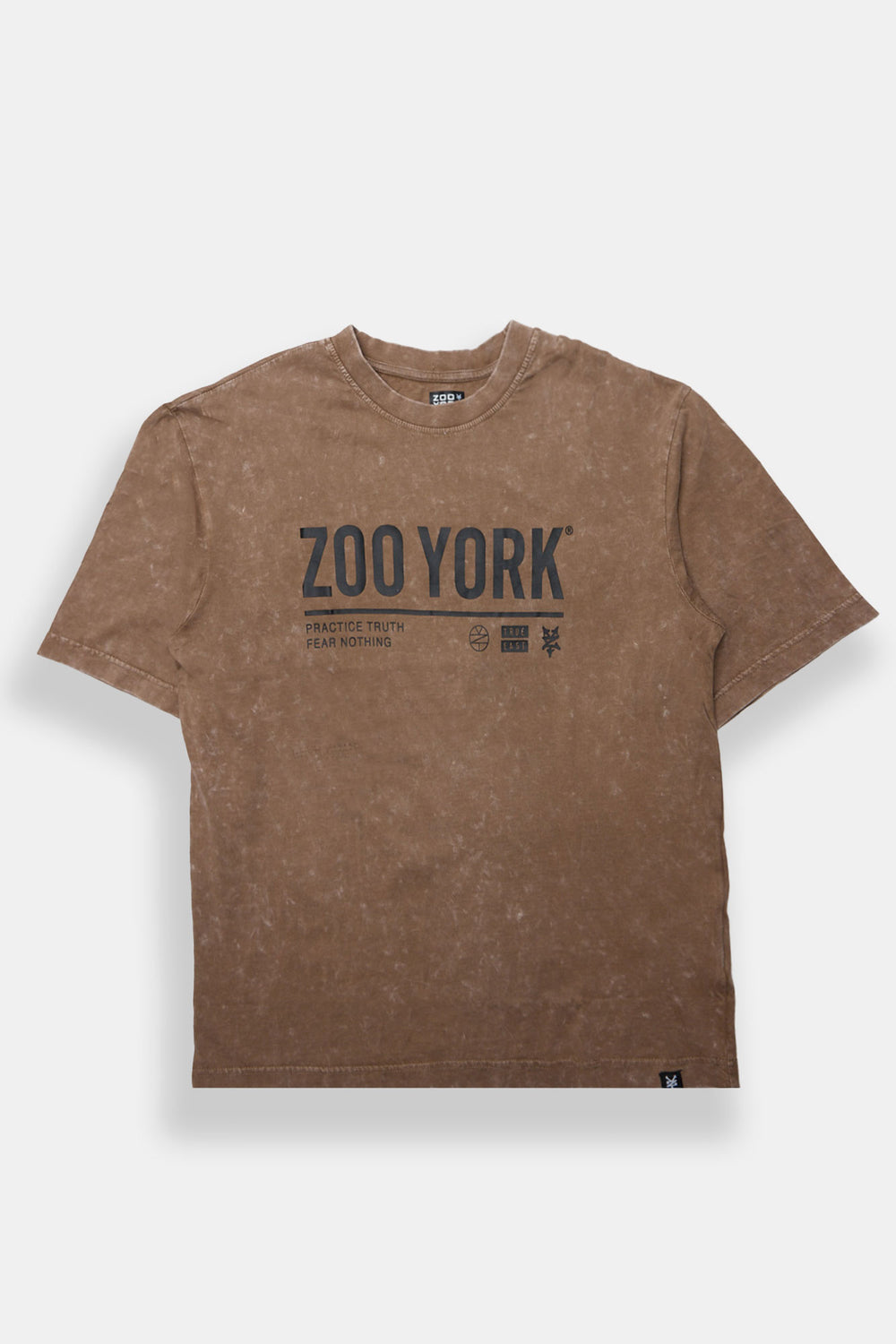 T-shirt surdimensionné délavé imprimé Logo Zoo York T-shirt surdimensionné délavé imprimé Logo Zoo York - West49