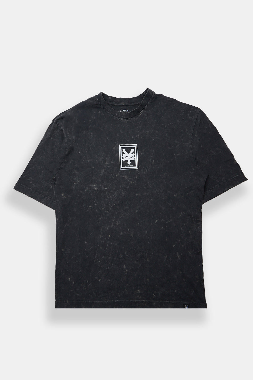Zoo York Square Logo Washed Oversized Tee Zoo York Square Logo Washed Oversized Tee