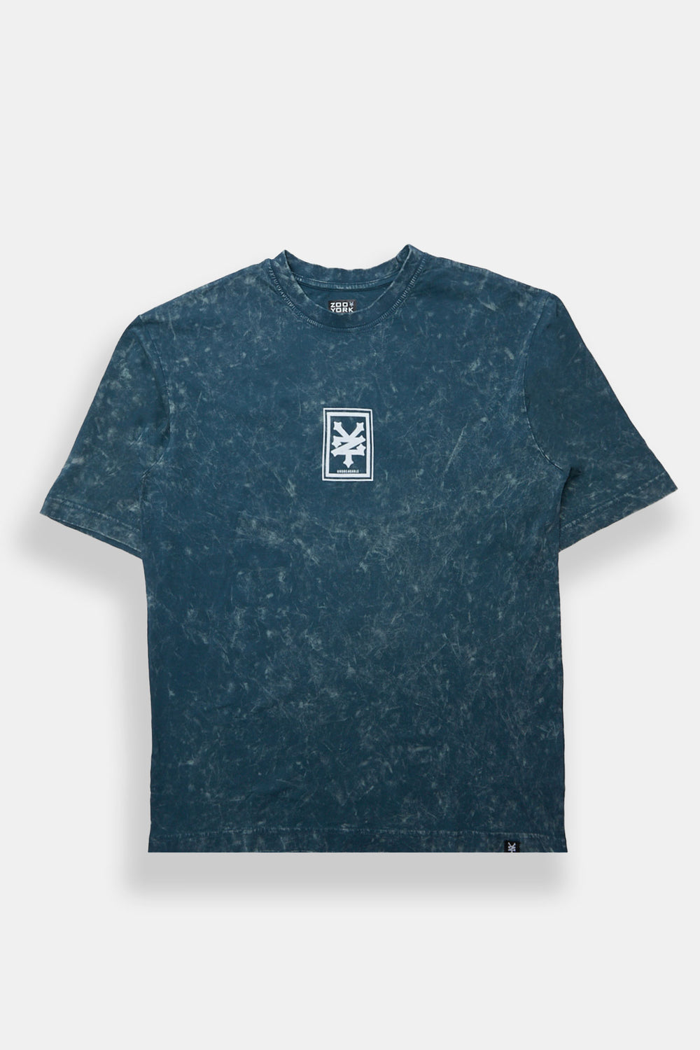 Zoo York Square Logo Washed Oversized Tee Zoo York Square Logo Washed Oversized Tee