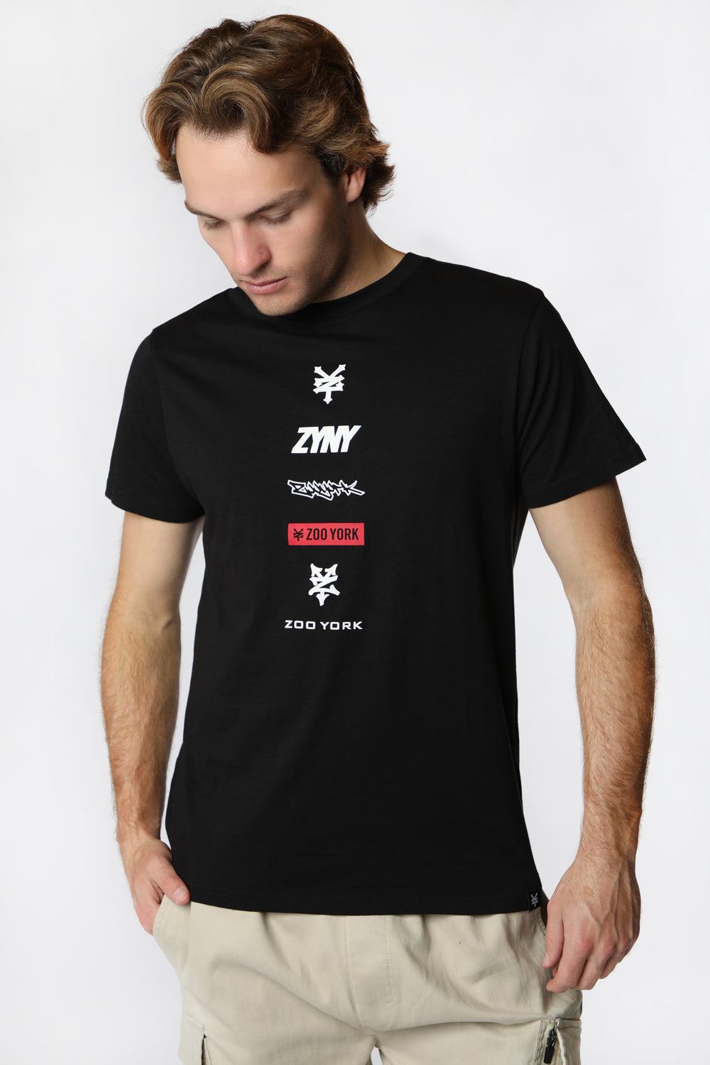 T-Shirt Imprimés Logos Zoo York Homme T-Shirt Imprimés Logos Zoo York Homme