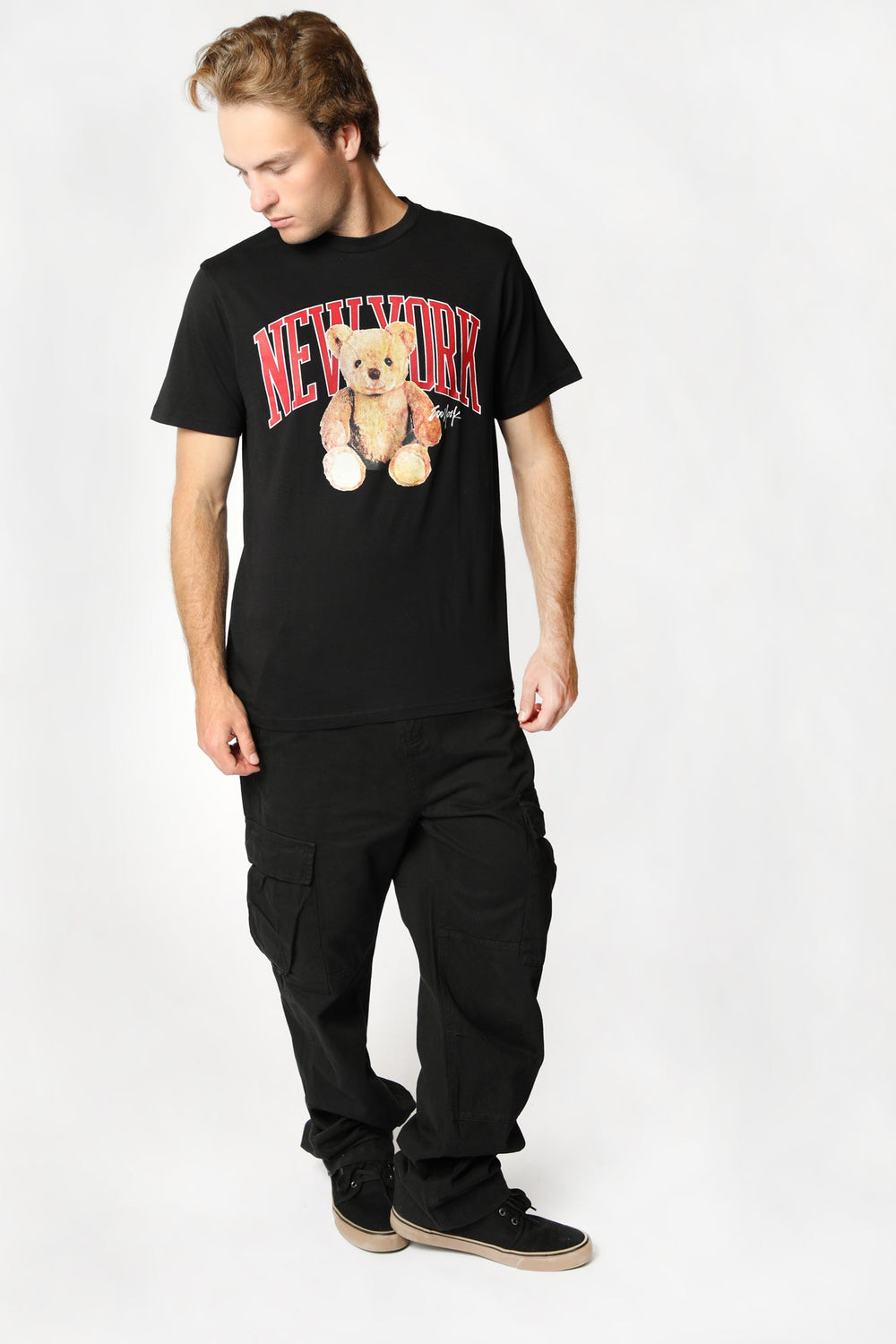 Zoo York Mens NYC Teddy T-Shirt Plaid