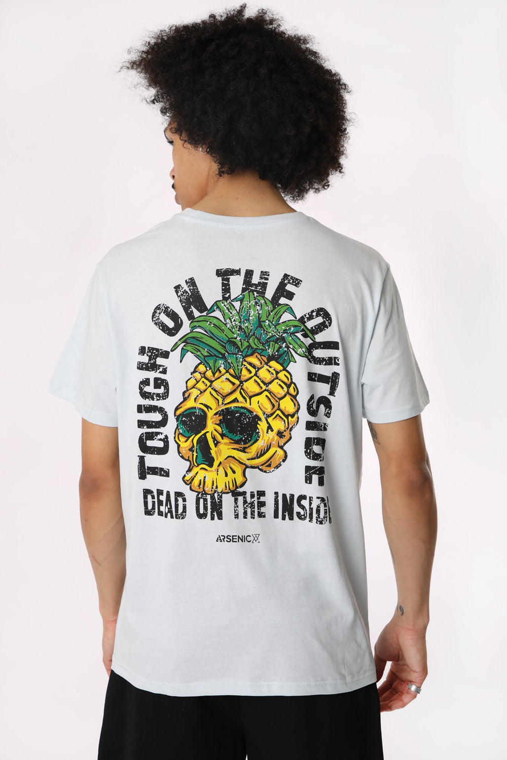 Arsenic Mens Pineapple Skull T-Shirt Arsenic Mens Pineapple Skull T-Shirt