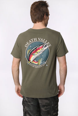 T-Shirt Imprimé Poisson Death Valley Homme