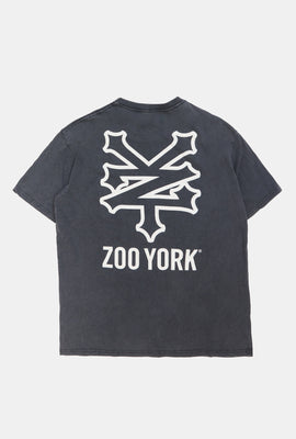 T-shirt délavé à coupe décontractée Zoo York Homme