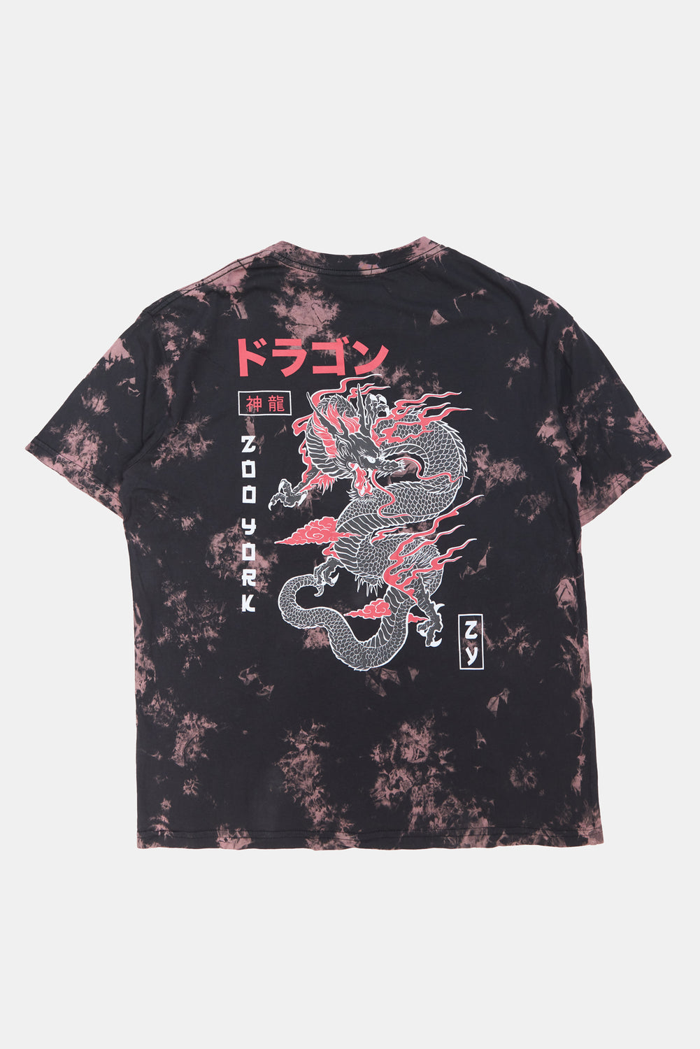 T-shirt tie-dye imprimé dragon Zoo York Homme T-shirt tie-dye imprimé dragon Zoo York Homme