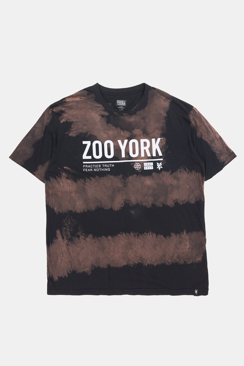 T-shirt tie-dye imprimé logo Zoo York Homme T-shirt tie-dye imprimé logo Zoo York Homme