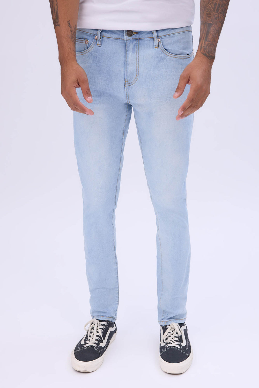 Jean filiforme bleu pâle homme Jean filiforme bleu pâle homme