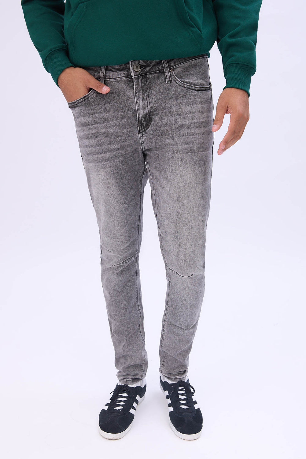 Mens Grey Wash Skinny Jeans Mens Grey Wash Skinny Jeans