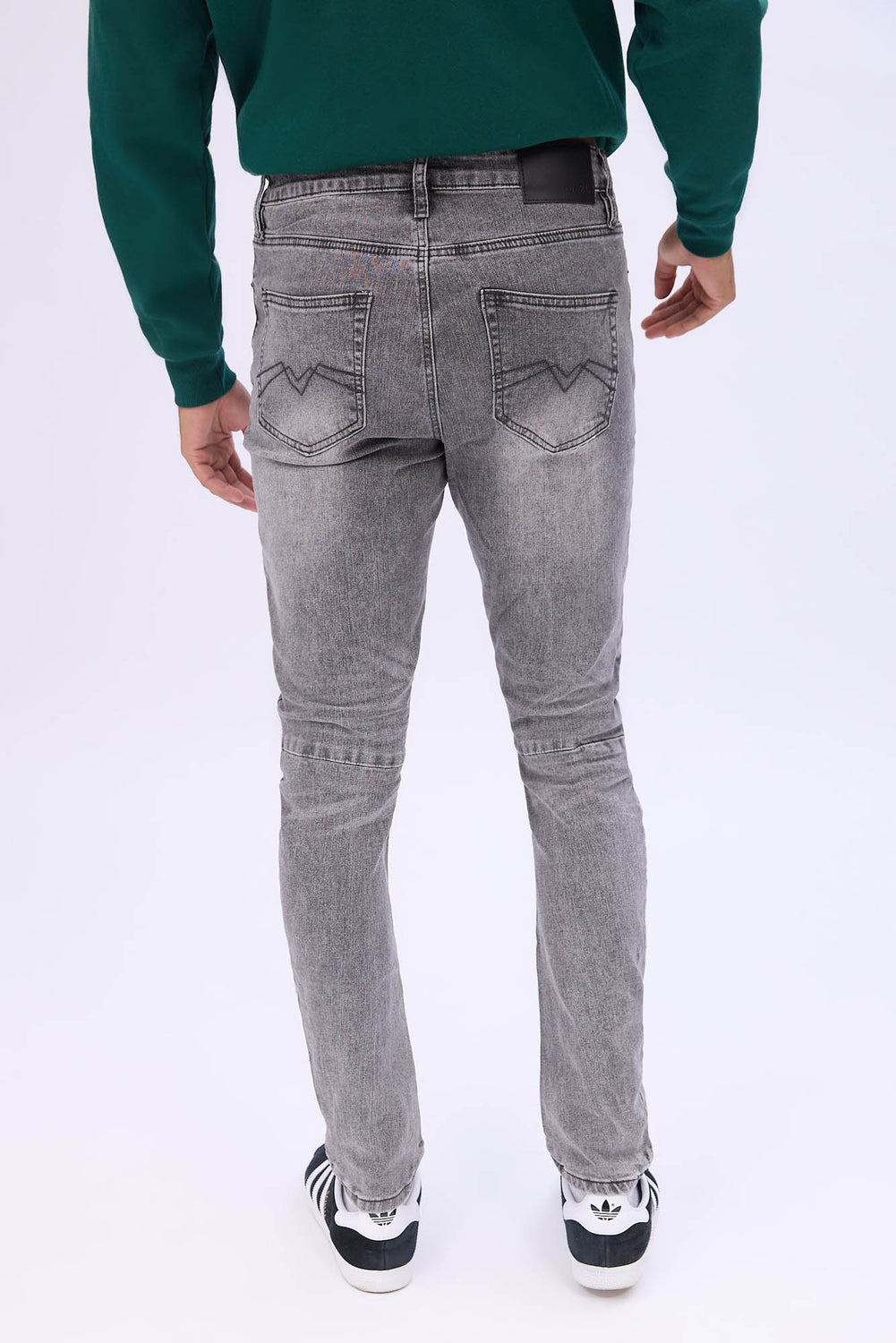 Jean filiforme délavé gris homme Jean filiforme délavé gris homme