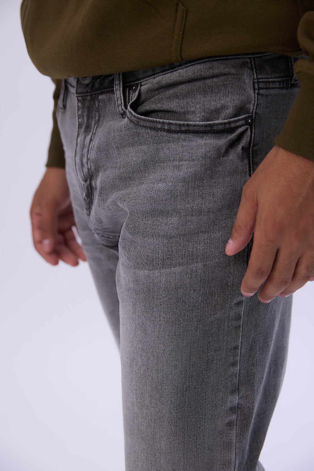 Mens Grey Slim Taper Jeans Mens Grey Slim Taper Jeans