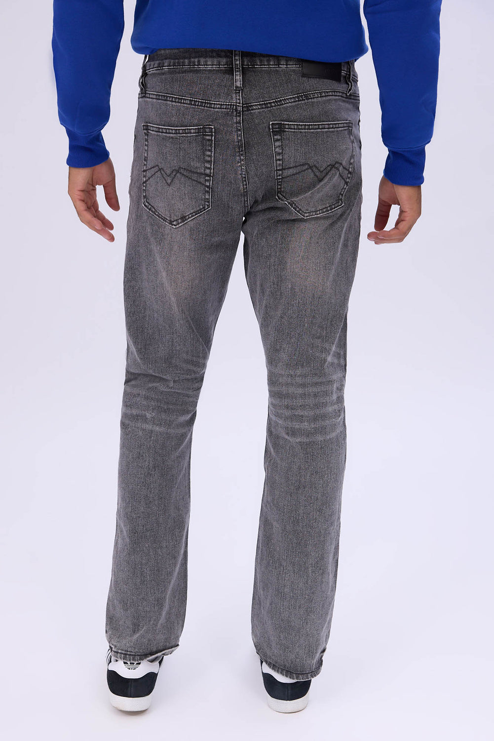 Mens Grey Straight Leg Jeans Mens Grey Straight Leg Jeans