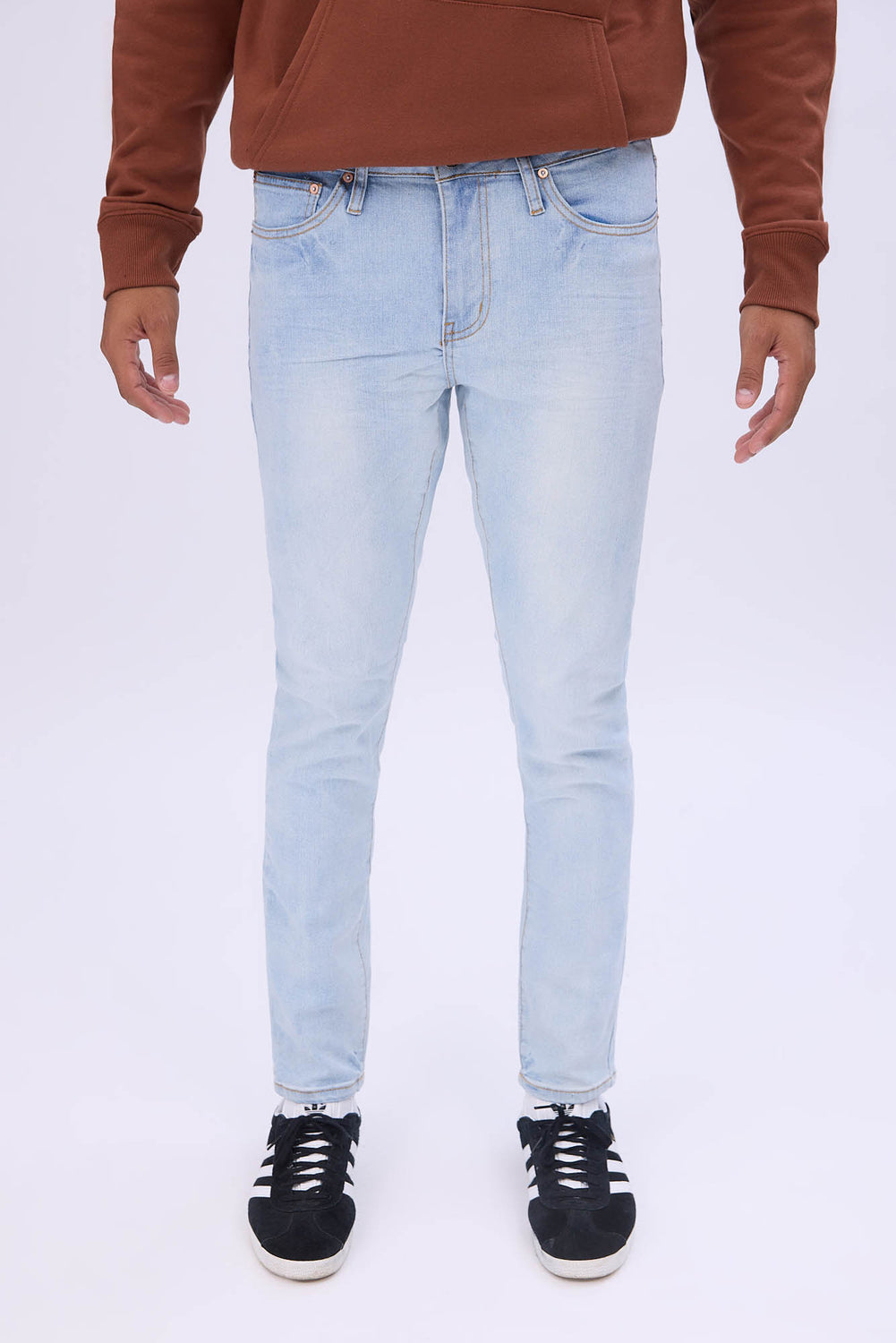 Mens Light Blue Super Skinny Jeans Mens Light Blue Super Skinny Jeans