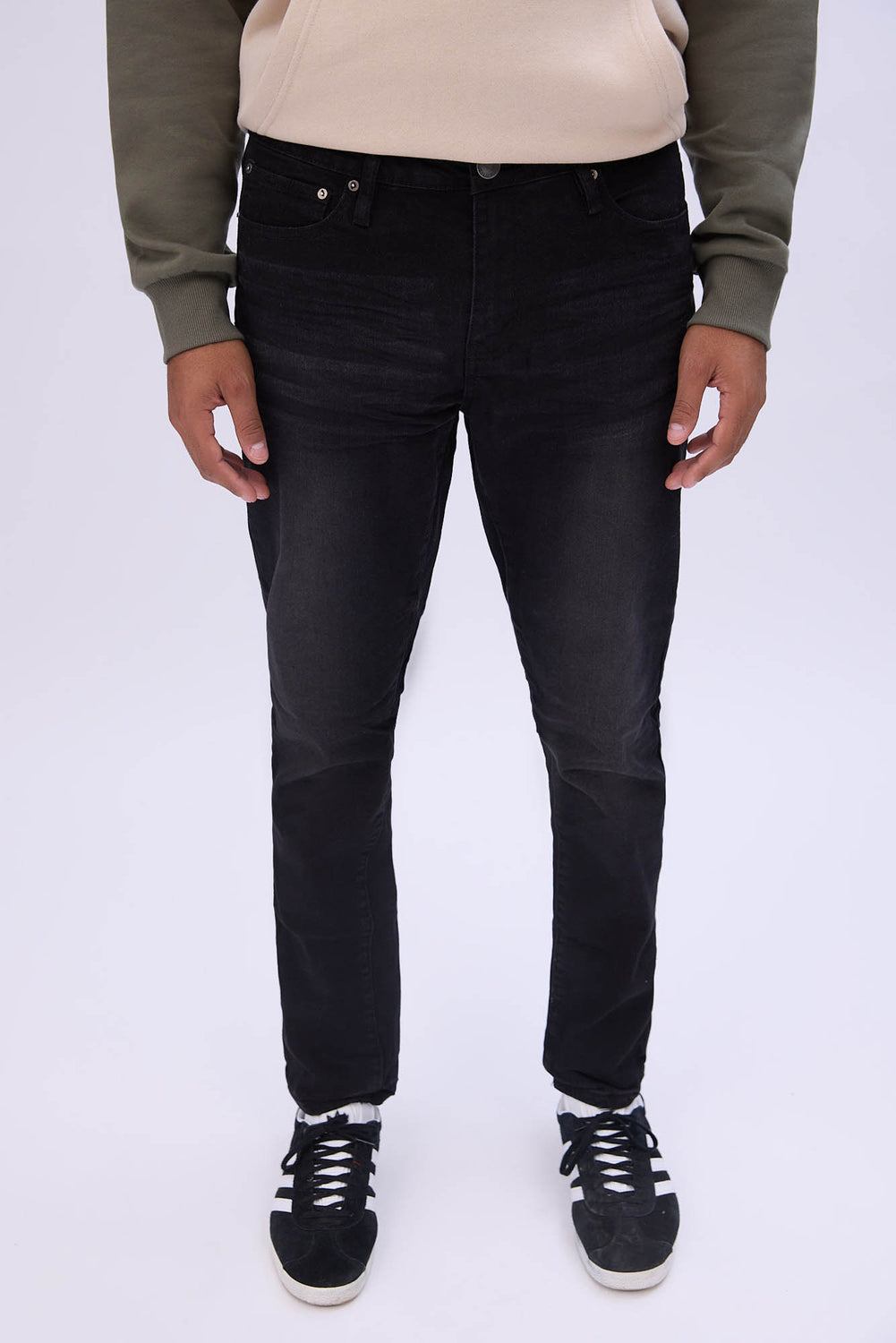 Mens Black Wash Skinny Jeans Mens Black Wash Skinny Jeans