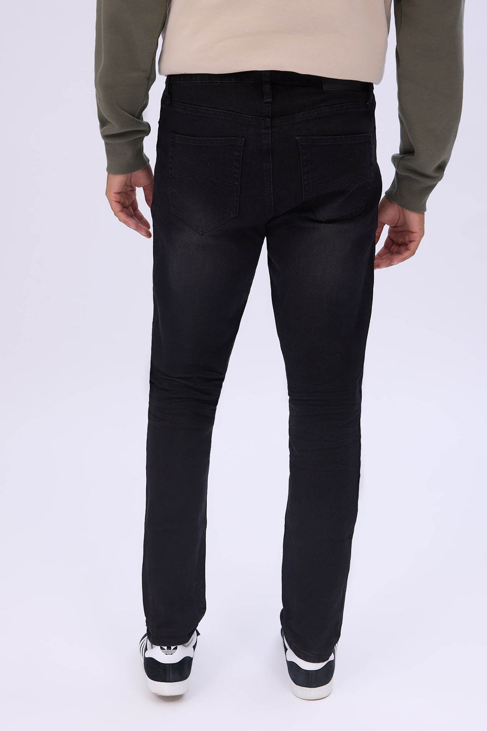 Mens Black Wash Skinny Jeans Mens Black Wash Skinny Jeans