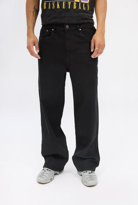 Arsenic Mens Baggy Black Jeans