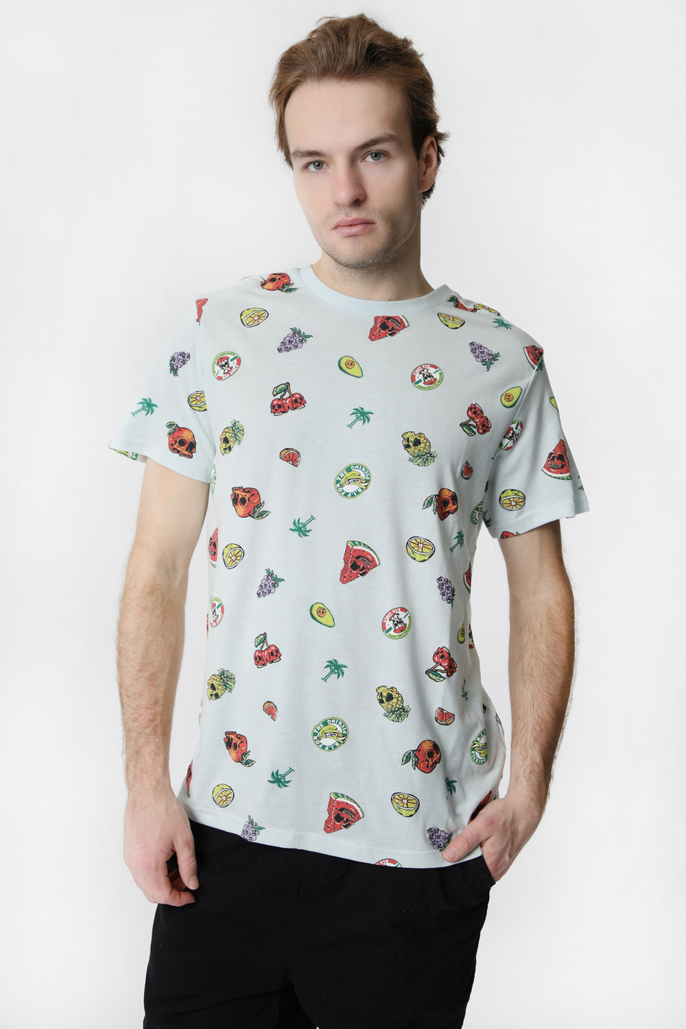Arsenic Mens Skull Fruit T-Shirt Arsenic Mens Skull Fruit T-Shirt