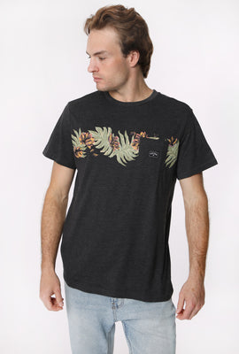 T-Shirt Avec Poche Imprimé Tropical Zoo York Homme